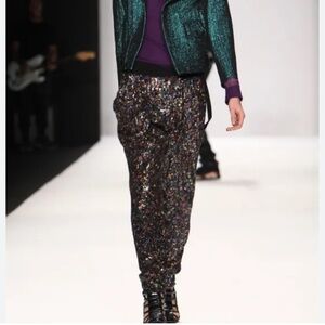 Rebecca Minkoff Silk Sequin Dress Pants Size 0